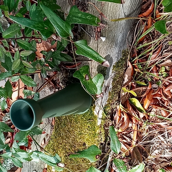 Vintage Hyalyn Pottery 1950'sTower Vase,pattern 455,Made in North Carolina,USA - Picture 3 of 4